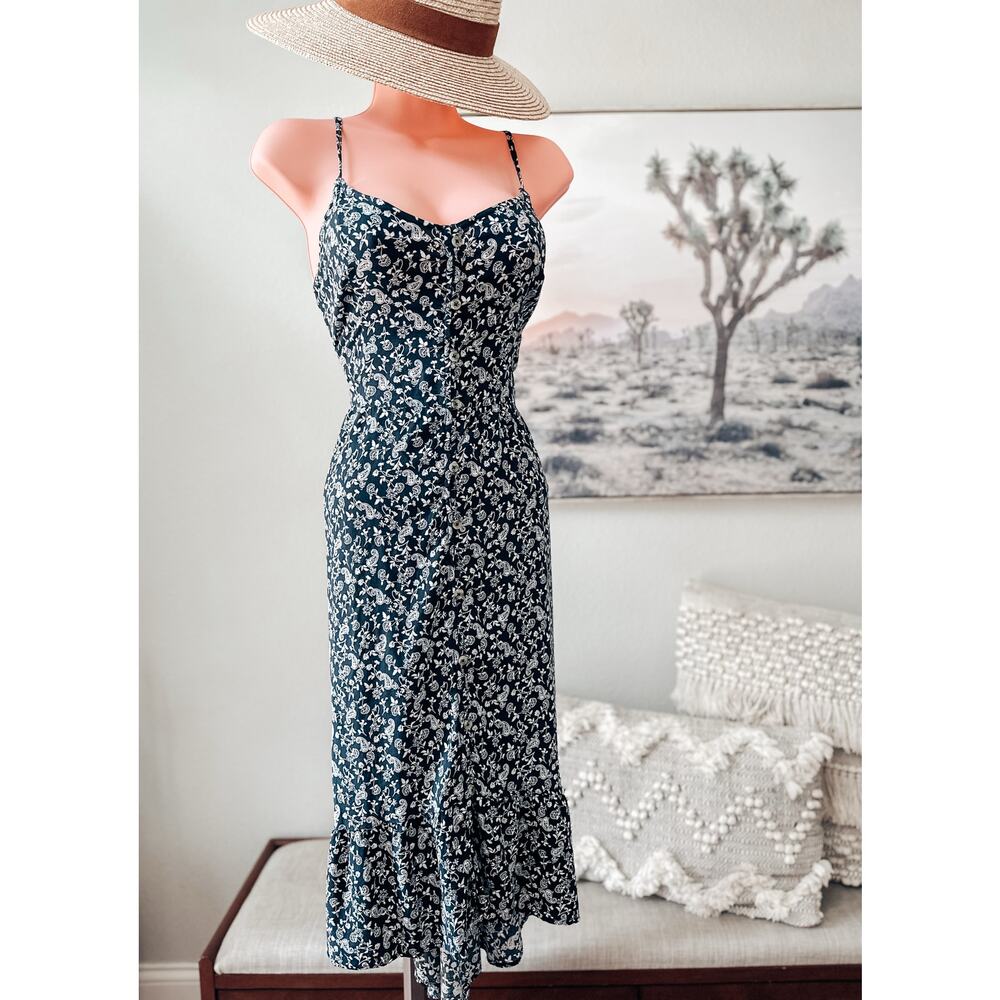Hollister Farmers Market Weekend Wanderings blooming boho button front dress - Picture 4 of 6